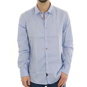 CAMICIA CON TOPPE AZZURRO
